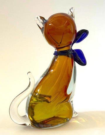 Elegante Oggetto Vintage Anni 70 - sculptuur, Gatto - 18