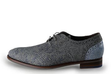 Floris van Bommel Veterschoenen in maat 40½ Blauw, Kleding | Heren, Schoenen, Floris van Bommel, Zo goed als nieuw, Veterschoenen