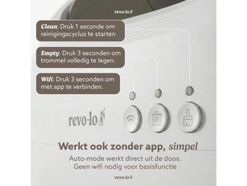 Revo-loo Open - Automatische Zelfreinigende Kattenbak - Open, Verzenden, Nieuw