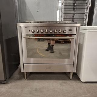6 pits gasfornuis, Pelgrim Novecento, 0IBS22V, Grijs / Ch, Witgoed en Apparatuur, Nieuw