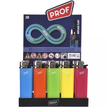 Prof Aansteker trendy color navulbaar - 50 stuks (Keuken), Ophalen of Verzenden, Nieuw