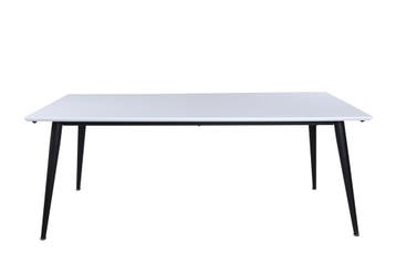 Eettafel - Bjorn - 195x90 cm - Wit - Uitschuifbaar - Jörn, Huis en Inrichting, Tafels | Eettafels, Verzenden, Nieuw