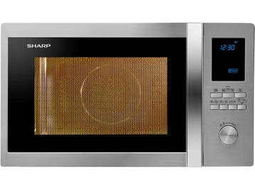 Sharp -  Combimagnetron 1000 W - Inhoud 42 L Rvs, Witgoed en Apparatuur, Magnetrons, Verzenden, Nieuw, Draaiplateau, 45 tot 60 cm