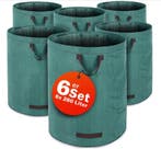 Tuinafvalzak Set van 6 x 280 Liter Groen (Plantenbakken), Verzenden, Nieuw