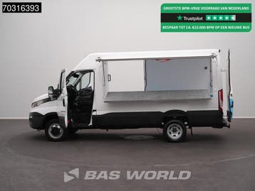 Iveco Daily 35C18 3.0L Automaat Foodtruck L2H2 3,5t Trekhaak, Automaat, Stof, Gebruikt, Euro 6