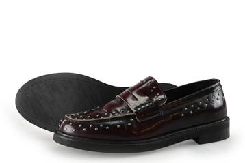 Stefano Lauran Loafers in maat 38 Rood, Kleding | Dames, Schoenen, Verzenden, Overige typen, Zo goed als nieuw, Stefano Lauran