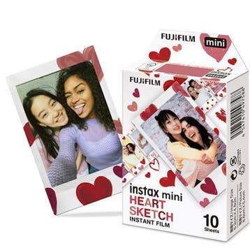 Fujifilm Instax mini Film Heart Sketch (Films Instax Mini), Ophalen of Verzenden, Nieuw