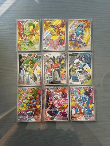Pokémon - 9 Complete set, Nieuw