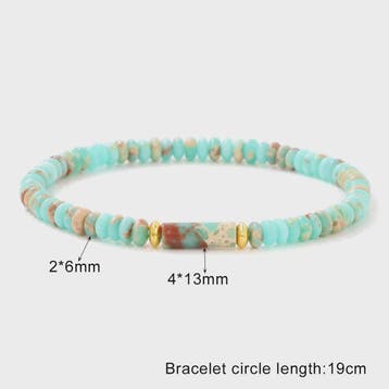 Natuurstenen Kralen Armbanden - Picasso Jasper & Zee Sedimen, Verzenden, Nieuw