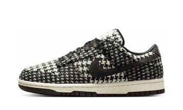 Nike Dunk Low Harris Tweed White Black Multi (W), Nieuw