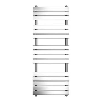 Designradiator Ella 150x60cm chroom 878W zij aansluiting, Verzenden, Nieuw