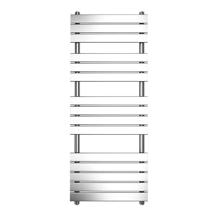 Designradiator Ella 150x60cm chroom 878W zij aansluiting, Doe-het-zelf en Verbouw, Sanitair, Verzenden