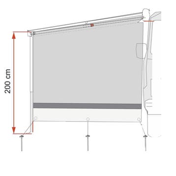 Fiamma Side W Pro F40 Van, Caravans en Kamperen, Ophalen of Verzenden, Nieuw