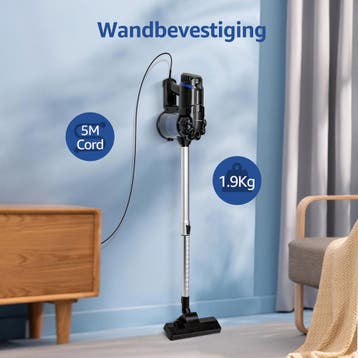 Steelstofzuiger - Stofzuiger Zonder zak - 6 Meter Kabel - 60, Verzenden, Zo goed als nieuw