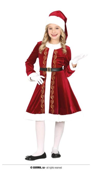 Klassiek Kerstvrouw Jurkje Kind, Kleding | Dames, Carnavalskleding en Feestkleding, Ophalen of Verzenden, Nieuw