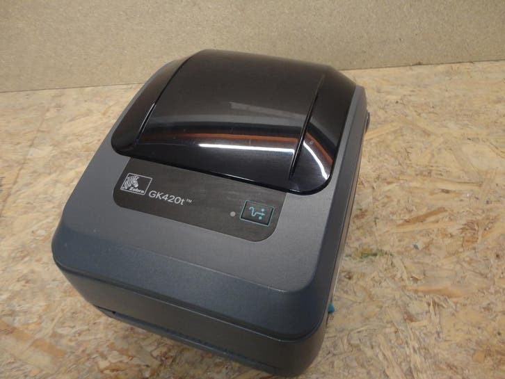 Zebra GK420T Thermal Transfer Barcode Label Printer - US..., Computers en Software, Printers, Thermo-printer, Refurbished, Printer