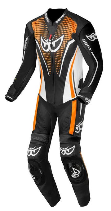 Berik RSF-TECH PRO Perforated Zwart Wit Oranje 1-Delig, Motoren, Kleding | Motorkleding, Nieuw met kaartje, Overall, Berik, Heren