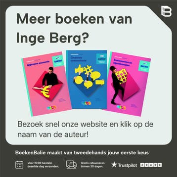 Commerciele calculaties / Leerwerkboek / Rendement - Inge, Verzenden, Zo goed als nieuw, Inge Berg