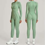 Dames Sport Jumpsuit Yoga Bodysuit Lange Mouwen Fitness, Verzenden, Nieuw