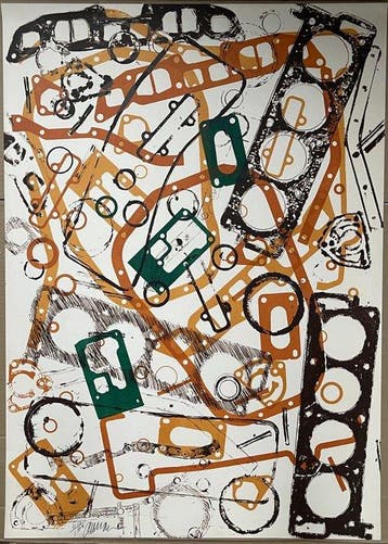 Fernandez Arman (1928-2005) - Accumulation Renault / De