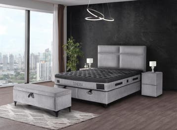 Boxspring Model Gonessa - diverse maten, Verzenden, Nieuw, Tweepersoons
