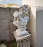 sculptuur, Dorso Eracle su base marmo - 41 cm - Gegoten