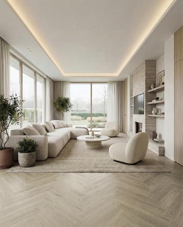 -21% | Actie vloer Klik PVC Visgraat  - OP = OP! | Luxury, Huis en Inrichting, Stoffering | Vloerbedekking, Ophalen, Nieuw