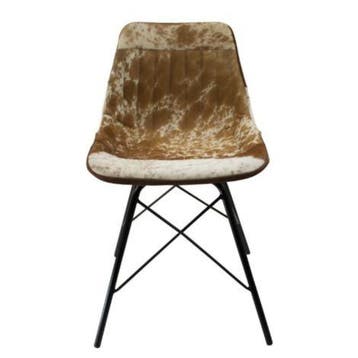 stoel koe bruin wit x 79cm (zelfmontage), Verzenden, Nieuw