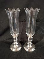 Christofle - cristofler - Kandelaar - cristallo Silverplate