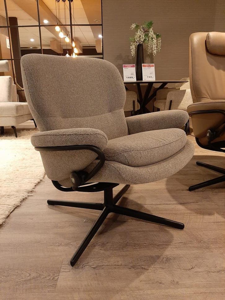 Stressless Rome Cross Fauteuil **SHOWROOMMODEL**, Huis en Inrichting, Fauteuils, Nieuw, Stof