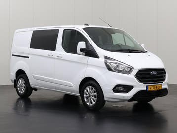 Ford Transit Custom 2.0TDCi 130PK Automaat Limited Dubbele C, Automaat, Stof, Gebruikt, Euro 6