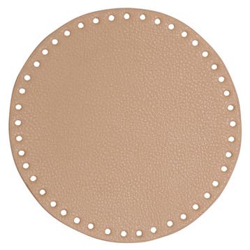 Go Handmade Mand/Tasbodem - Rond 20 cm - Beige, Ophalen of Verzenden, Nieuw