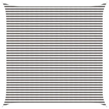 vidaXL Zonneschaduwzeil Lichtgrijs en wit. 4,5 x 4,5 m HDPE, Tuin en Terras, Verzenden, Nieuw
