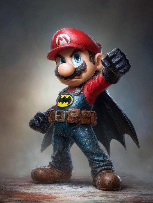 CREATIVE_HUB - Mario Batman, Spelcomputers en Games, Spelcomputers | Overige Accessoires