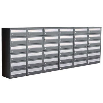 Brievenbusunit Hive set wand 6-breed, 6-hoog - antraciet, Verzenden, Nieuw