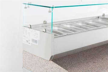 Combisteel Opzetkoelvitrine | 4x 1/3 GN | 1200x395x435mm, Ophalen of Verzenden, Nieuw