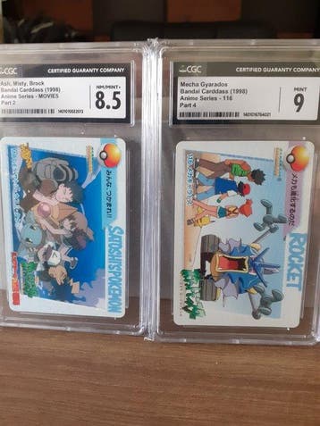 Pokémon - 2 Graded card - Ash, Misty, Brock Promo card - CGC, Nieuw