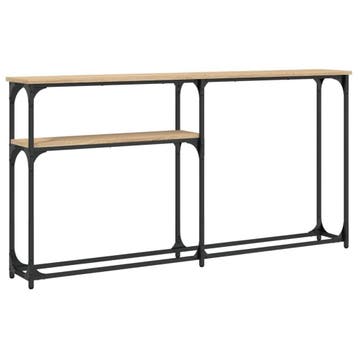 Sidetable 145x22cm - Metaal/Hout | Laatste Stuk!, Huis en Inrichting, 100 tot 150 cm, Ophalen of Verzenden, Zo goed als nieuw