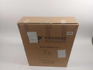 Rockerz Bolderkar 120L - Zwart, Verzenden, Nieuw