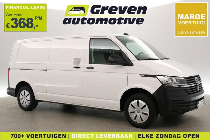 Volkswagen Transporter 2.0 TDI L2H1  MARGE  Airco  Camera, Auto's, Bestelauto's, Te koop, Handgeschakeld, Diesel, Wit, Volkswagen