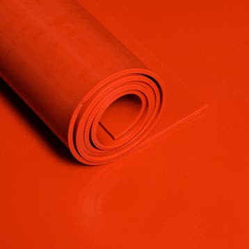 Rubberplaat - Siliconen FDA - Rood - Dikte 3 mm - Breedte, Verzenden, Nieuw