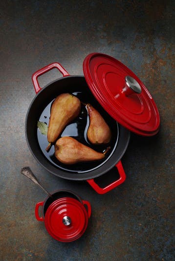 Braadpan Geëmailleerd Gietijzer, Hendi, 3,7L, Rood, 317x240x, Ophalen of Verzenden, Nieuw in verpakking