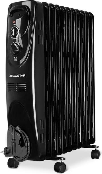 Olieradiator - 2300W Heater - Elektrische kachel - met Therm, Verzenden, Zo goed als nieuw