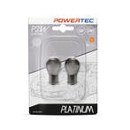 Powertec Platinum P21W 12V 21W - Chroom - Set, Auto-onderdelen, Verzenden, Nieuw