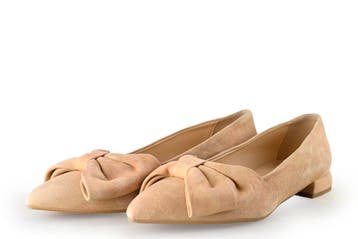 Manfield Ballerinas in maat 39 Beige, Kleding | Dames, Schoenen, Verzenden, Beige, Ballerina's, Zo goed als nieuw