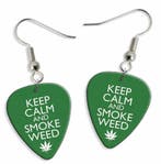 Plectrum ketting of keychain met Keep Calm And Smoke Weed, Ophalen of Verzenden, Nieuw