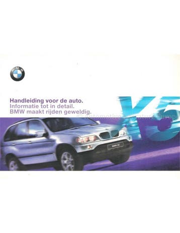 2000 BMW X5 INSTRUCTIEBOEKJE NEDERLANDS