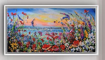 Evelina Vine (XXI) - Flowers by the shore