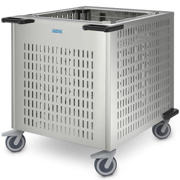 Serviesstapelaar | RVS | Onverwarmd | Platform 600x600mm |, Verzenden, Nieuw in verpakking