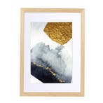 Wissellijst 3D Hout Blank Breed A1, Nieuw